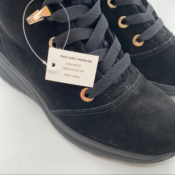 Taryn Rose Zahara Weatherproof Black Ankle Boots - Picture 5 of 9